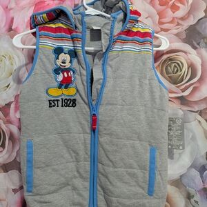 Disney Gray and Blue Striped Apparel